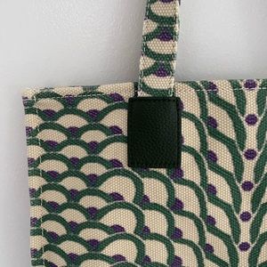 Cynthia Rowley Green Canvas Tote